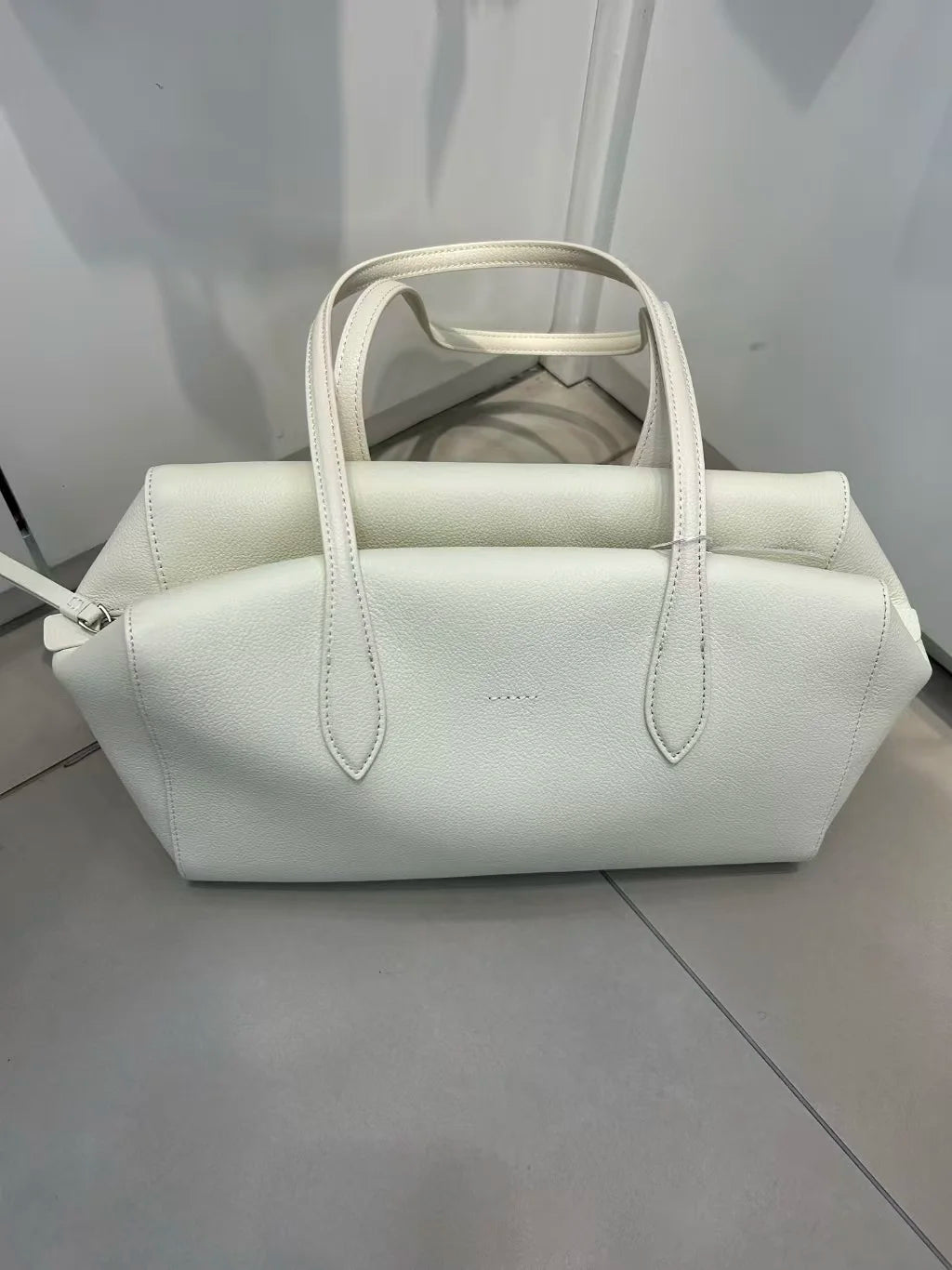 LuxeBow Cowhide Tote Bag