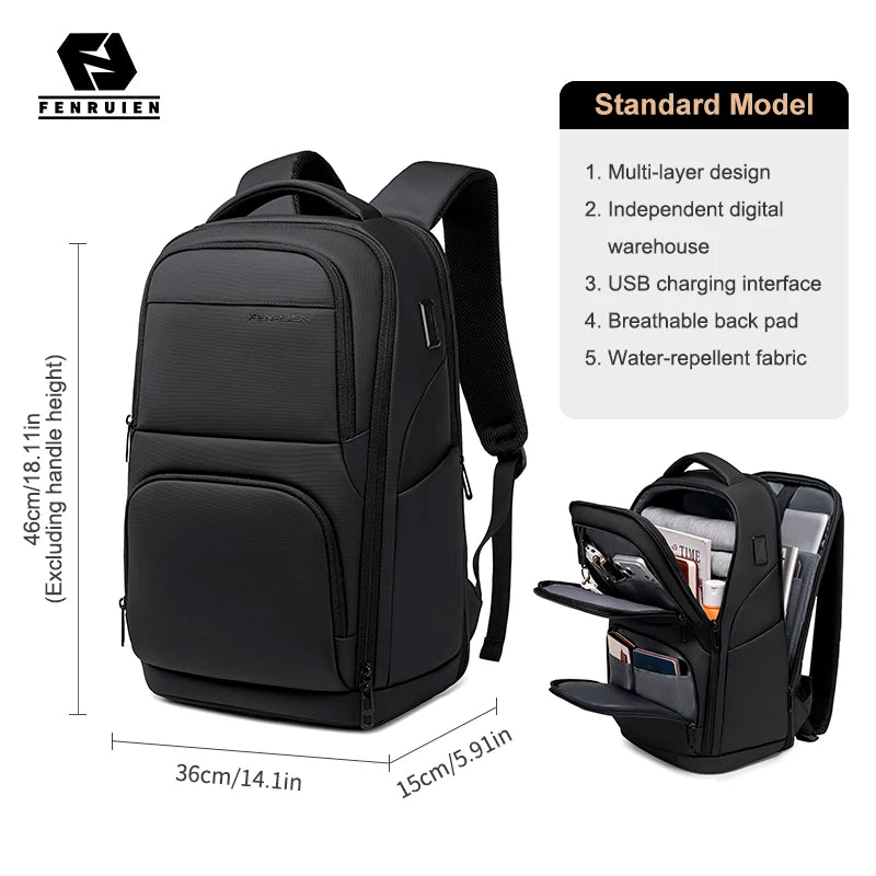 FENRUIEN Business Travel Backpack