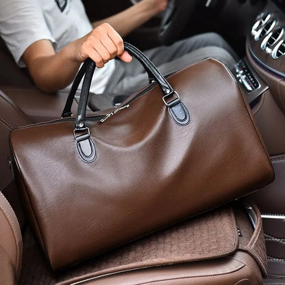 UrbanVoyage Leather Duffle Bag