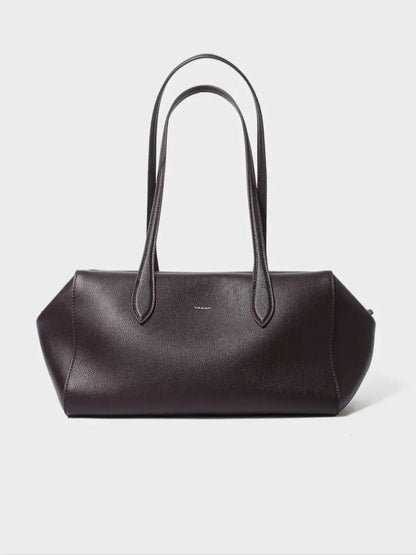 LuxeBow Cowhide Tote Bag