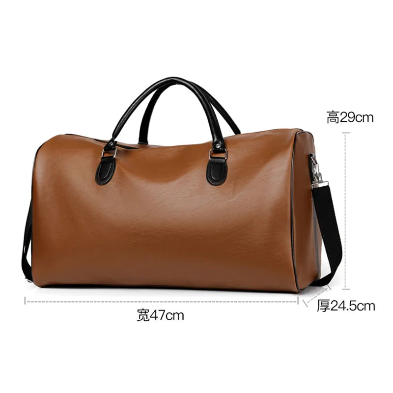 UrbanVoyage Leather Duffle Bag