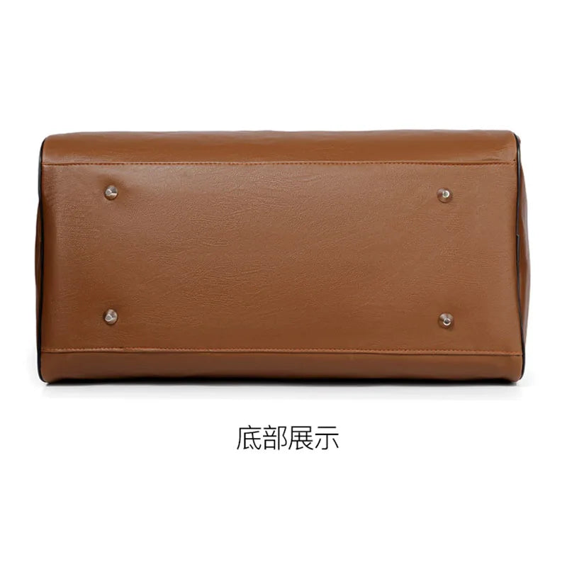 UrbanVoyage Leather Duffle Bag