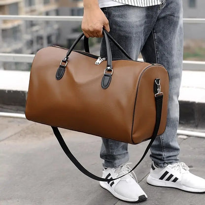 UrbanVoyage Leather Duffle Bag